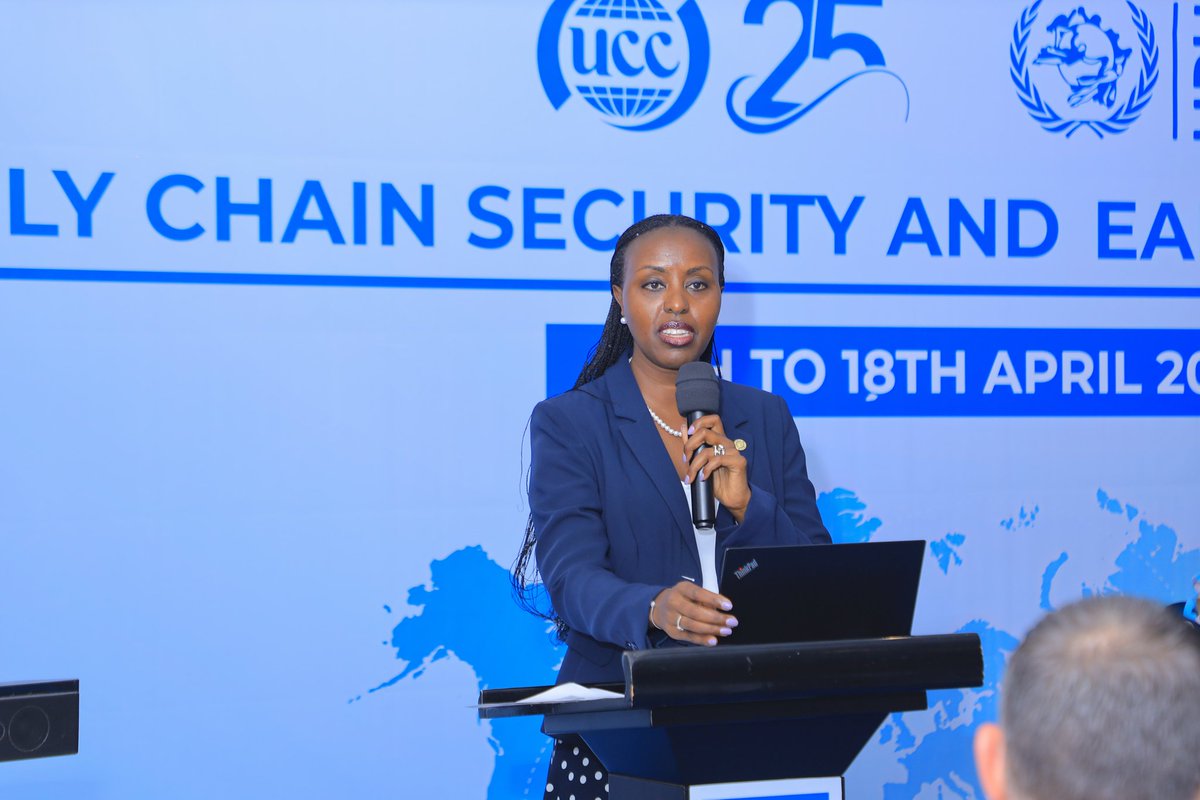 SUPPLY CHAIN SECURITY & ELECTRONIC ADVANCE DATA EXCAHNGE. @JulesMweheire - Director Industry Affairs & Content Development, UCC Our role as the Commission is to regulate various aspects of the communications industry that includes postal services & electronic communications. We