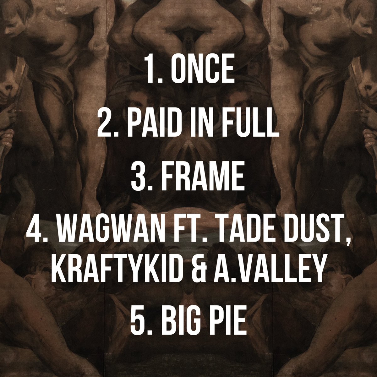 3rd EP “Hold TIGHT” out now!
20:00 Frame MV公開📍

-Track list-
1.Once
2.Paid In Full
3.Frame
4.Wagwan (feat.Tade Dust, Kraftykid &amp; A.Valley)
5.BIG PIE

1, 2, 3, 5 Prod. <a href="/loveissick_2012/">LoVEisSiCK@ハゲ療養中</a> 
4,Prod.tanta
Thx <a href="/tadedust/">蓼 Tade Dust</a> <a href="/TheKraftykid/">Kraftykid</a> <a href="/AValley8/">A.Valley</a> 

linkco.re/DnvCP4m1