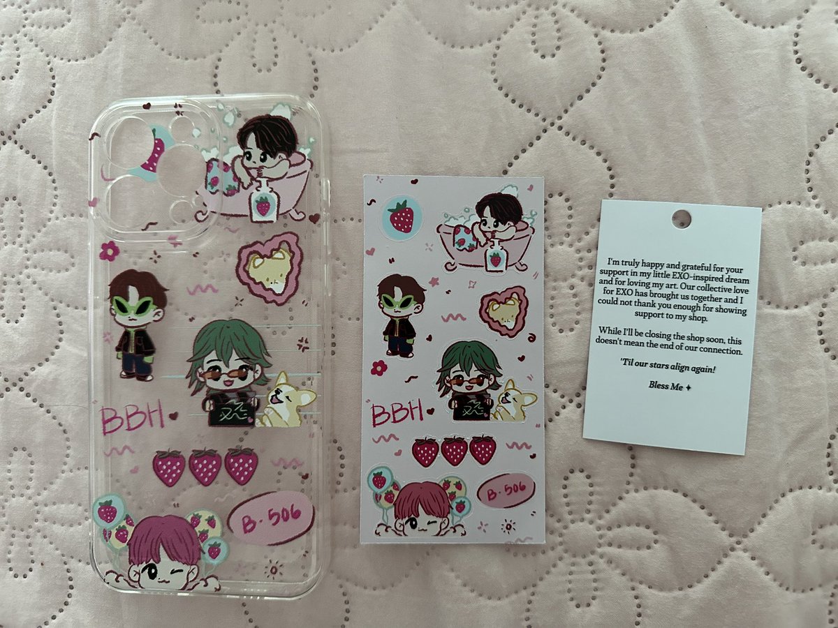 hyunsprout's tweet photo. Received my BBH phonecase from @fromblessme ๐ซถ๐ป
It was sad to hear that the shop will close soon since I really liked their products but thank you for showing us your craft. ๐ซถ๐ป
#FromBlessMe https://t.co/IbWsA5I8x9