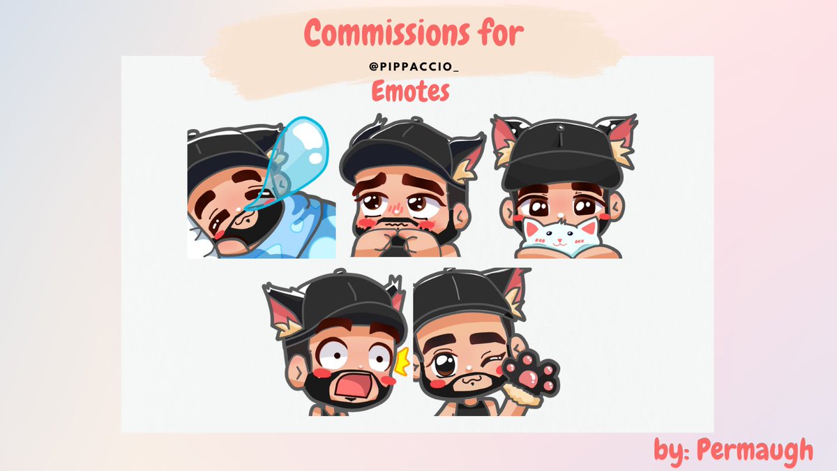 Some emotes for the lovely <a href="/f_pippaccio/">pippaccio🤍</a> 🐱