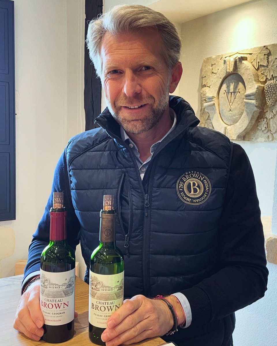 Great to pop into Château Brown to see how Jean-Christophe Mau handled the 2023 vintage. #chateaubrown #bdx23 #bdx2023 #bordeaux #wine #pessacleognan