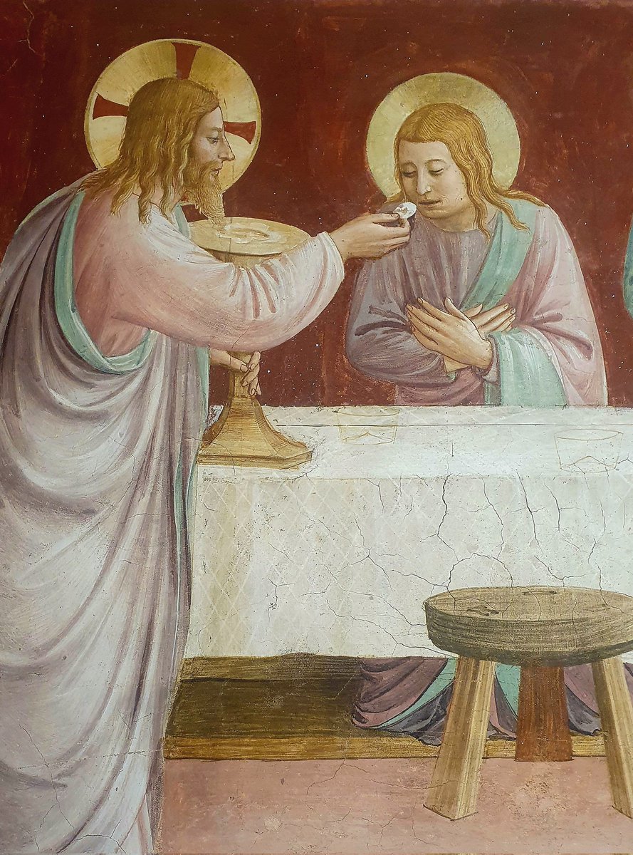 Beato Angelico, Comunione degli Apostoli, Cella 35, dettaglio. Fra Angelico, Communion of the Apostles, Cell 35, detail
#MinisterodellaCultura #mic_italia
#MiC
#museitaliani
#Direzionemuseitoscana 
#museodisanmarco 
#BeatoAngelico #FraAngelico 
@mic_italia
@museitaliani