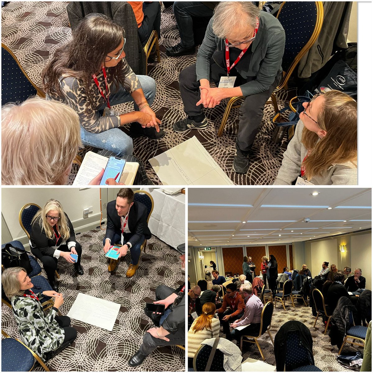 britishschoolrc's tweet photo. Here's Lucie enjoying the highly useful PCE organised by the @iatefl_lamsig, gaining and sharing insights about how to attract and retain quality teachers.  Lucie will be at the conference all week so if you see her, do say hello! #IATEFL2024 #ProfessionalLearning #ELT #ESL https://t.co/CmivgqTOFJ