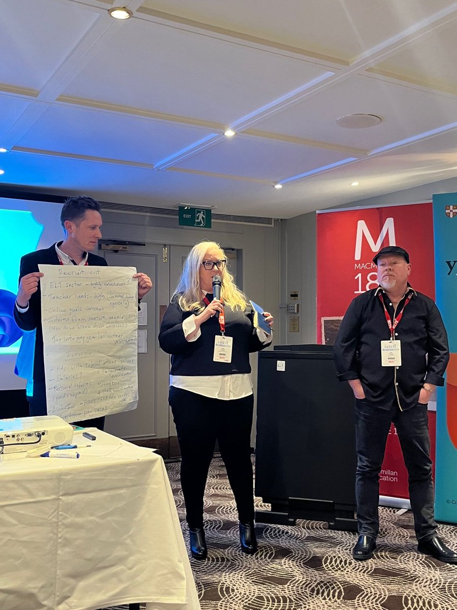 britishschoolrc's tweet photo. Here's Lucie enjoying the highly useful PCE organised by the @iatefl_lamsig, gaining and sharing insights about how to attract and retain quality teachers.  Lucie will be at the conference all week so if you see her, do say hello! #IATEFL2024 #ProfessionalLearning #ELT #ESL https://t.co/CmivgqTOFJ