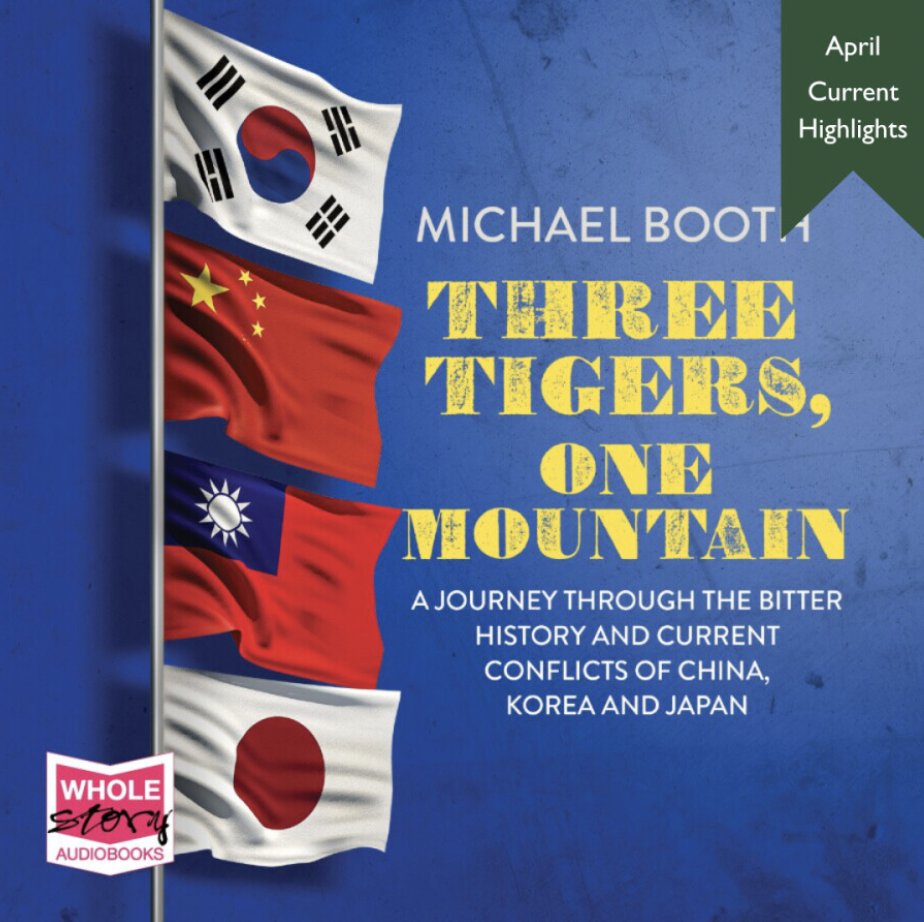 ✨April Audiobook Recommendation ✨ Three Tigers, One Mountain by Michael Booth Narrated by: Julian Elfer According to an ancient Chinese proverb: 'Two tigers cannot share the same mountain.' 🐅🐅🏔️ However, in East Asia, there are three tigers on that mountain: China,…