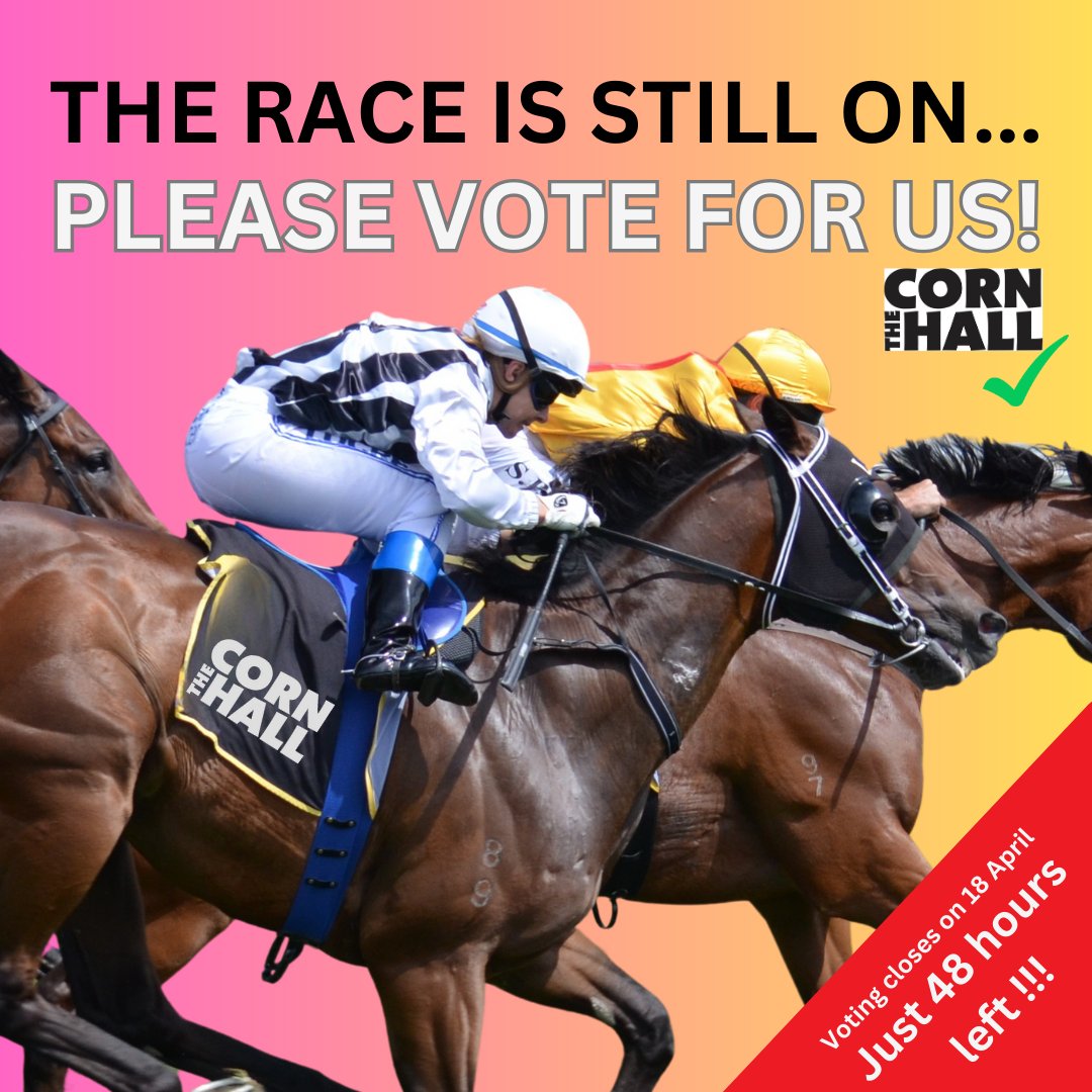 WE’VE BEEN OVERTAKEN! Overnight we’ve been overtaken in the race to the finish in the Muddy Stilettos Norfolk Awards! And with just 48 hours to go until the voting deadline, WE NEED YOU TO VOTE FOR US NOW PLEASE! The deadline is Thursday 18 April. norfolk.muddystilettos.co.uk/awards/vote/