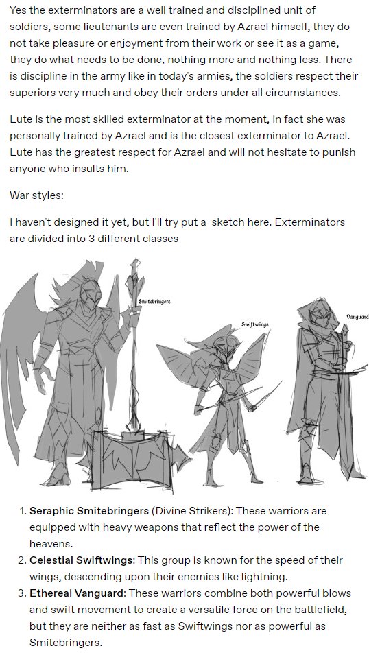 シエルとナイト様 オーダーページ A follower on Tumblr asked me about the Exosists in my AU
