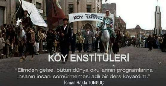 BU GÜN 17 NİSAN, KÖY ENSTİTÜLERİN KURULUŞU..! Köy Enstitüleri,eğitim sistemini aydınlığa kavuşturan bir dönüm noktasıdır. Köy Enstitüleri'nin 84.Kuruluş yıldönümünü kutluyor, bu eğitim kurumunun kuruluşu ve kalkınmasında emeği geçenleri saygı ve rahmetle anıyorum.