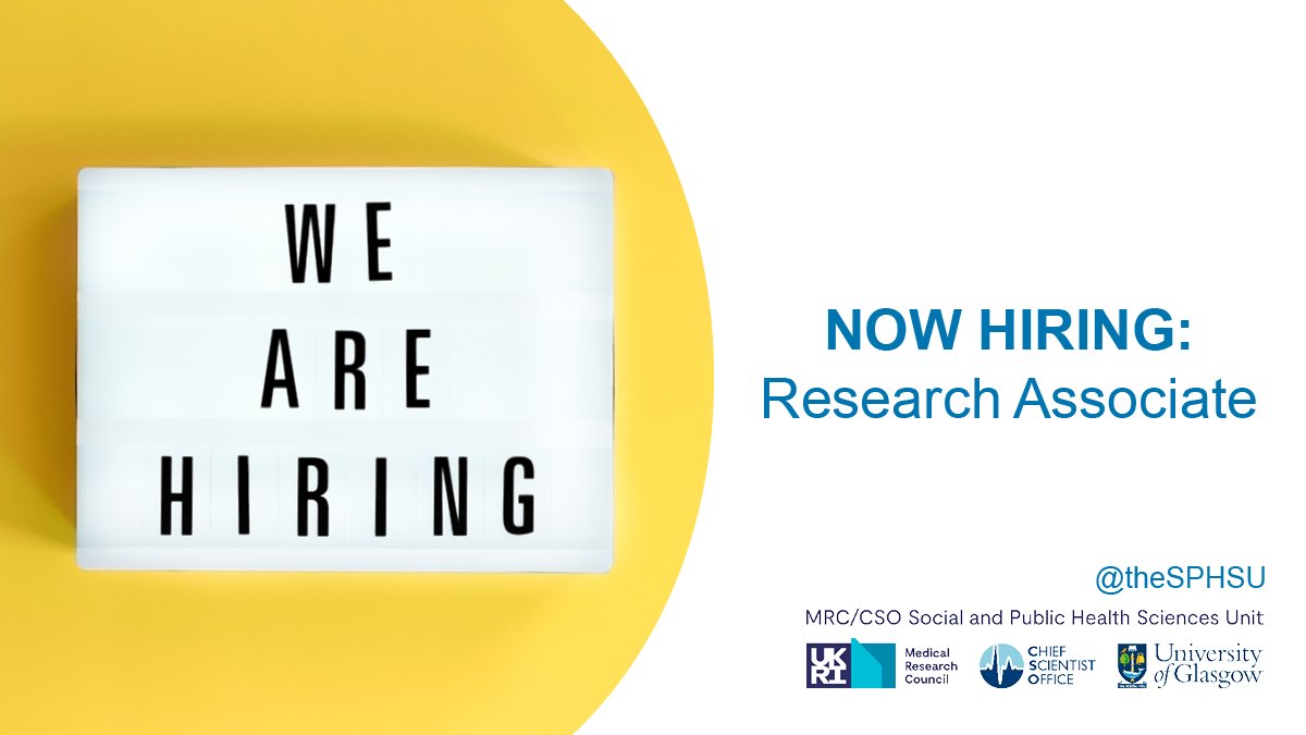 🚨VACANCY🚨

We are looking for a Research Associate to make a leading contribution to Enhancing Policy Modelling - one of UKRI's recently funded PHI-UK themes.

FT post for up to 3 yrs

Closing date: 29th April 2024

Find out more➡️tinyurl.com/mpd6wcrk

#PopulationHealth