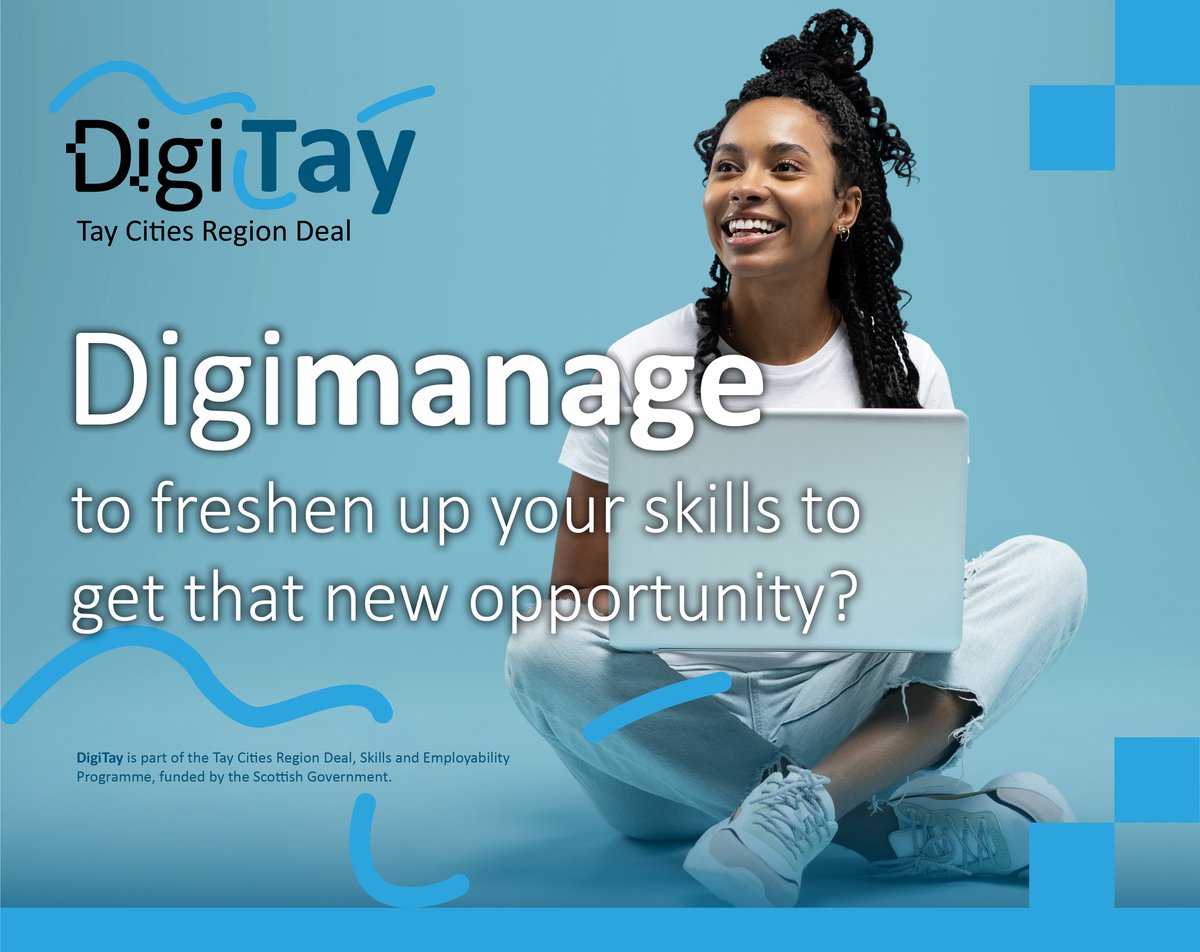 DigiTay is offering up to £10,000 funding for training and education providers to deliver accredited digital and data upskilling courses to support learners in target groups. Deadline for applications is 29 April - digitay.scot/funding-opport….