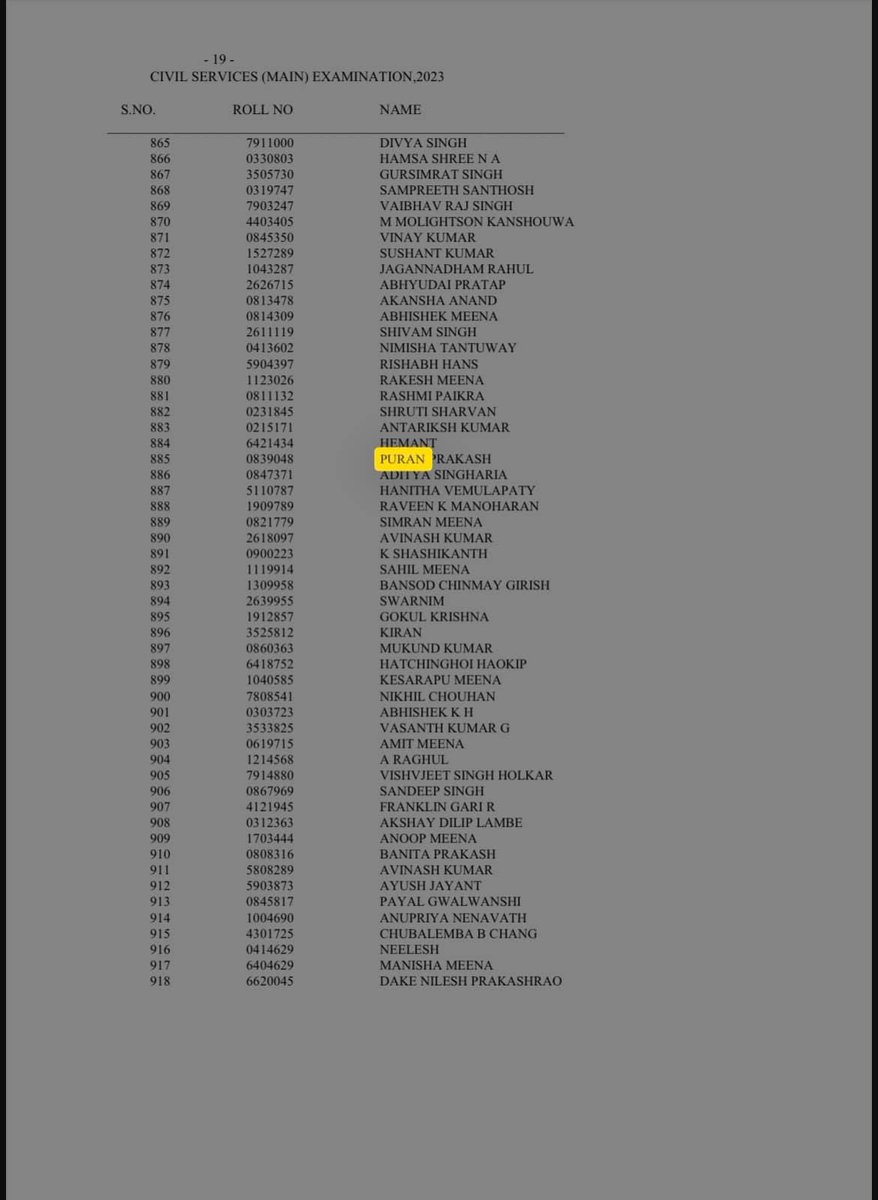 VinodJakharIN's tweet photo. Congratulations puran bhai 💐

Indian Administrative services. #Rank885
@GoparamINC @VikramBunker555 https://t.co/JAT6gYyv0N