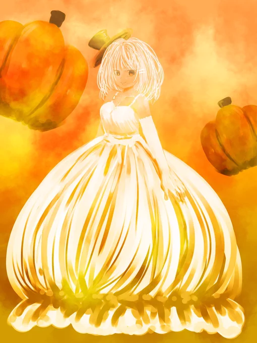 4年半前のハロウィンに生まれた子達久しぶりに描きたくなったから描いた(時期…)