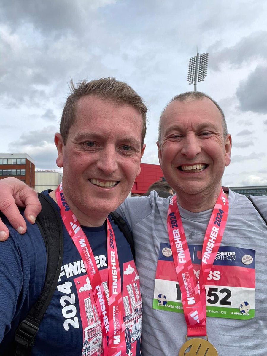 Congratulations and a massive thankyou to our fab supporter Gavin OReilly for running Manchester Marathon for us - the first of three 💙🌟 Good luck for the rest Gavin we are so proud of you !🌟