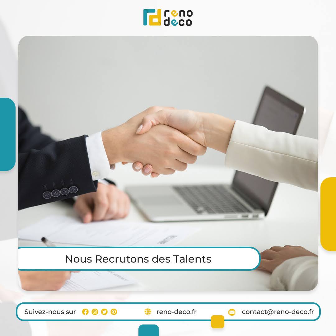 Reno_Deco1's tweet photo. Découvrez nos #offres d'#emploi chez #RenoDeco !💼✨
Rejoignez une #équipe #professionnelle et dévouée, prête à valoriser votre #talent. 
Consultez notre site web pour plus d'informations. 🌟
🌐https://t.co/okeUm7hlLZ https://t.co/NTfRRnhLNR