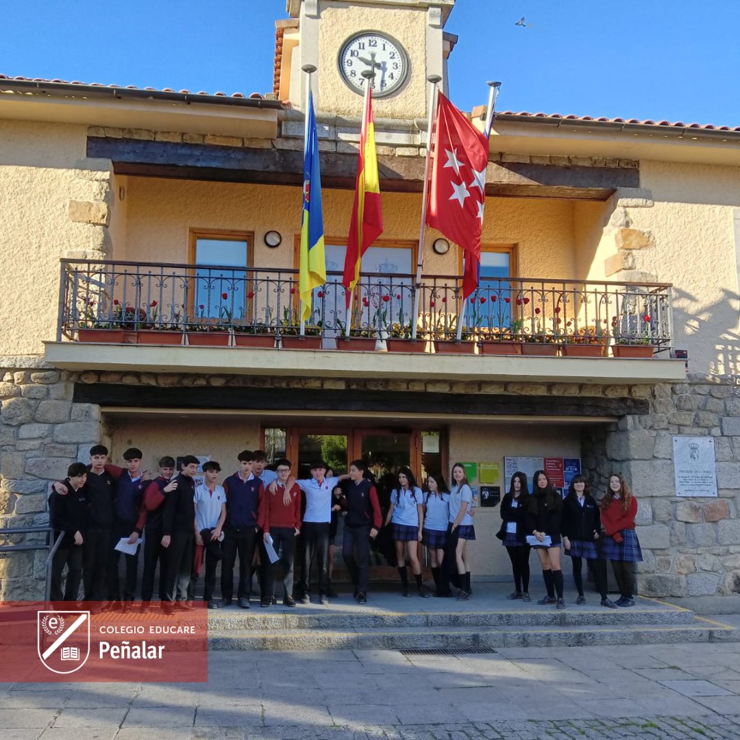 Colegiopenalar's tweet photo. Pleno Juvenil 2024: Los alumnos de 3º ESO han participado en el Pleno Juvenil de Torrelodones para debatir propuestas sobre Alternativas de Ocio Juvenil y el uso de la tecnología en las relaciones sociales. #Educare #FormamosPersonas https://t.co/ierJ8QYN1I