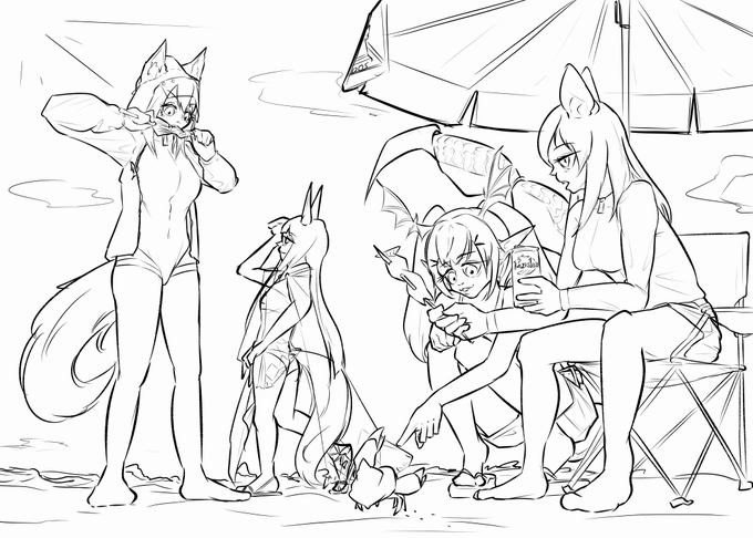 水着S.W.E.E.P.
#アークナイツ 