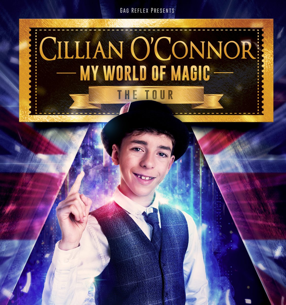 Cillian O'Connor: My World of Magic🪄 - Sunday 4th Aug - 7:30pm @CilliansMagic is bringing his first ever live stage show on tour to the UK and Ireland in 2024. Book Now 🎟️ : bit.ly/48LnD62 #HaveYouGotYourTicketsYet #WeSupportNTR #HereForCulture