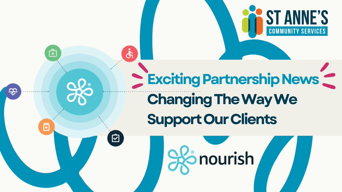 We are proud to announce St Anne’s has started a new partnership with leading digital social care software company @nourishcare Our new care management system truly places our clients at the heart of everything we do. See👉tinyurl.com/2nyyp2kc #Leeds #socialcare #proud #care