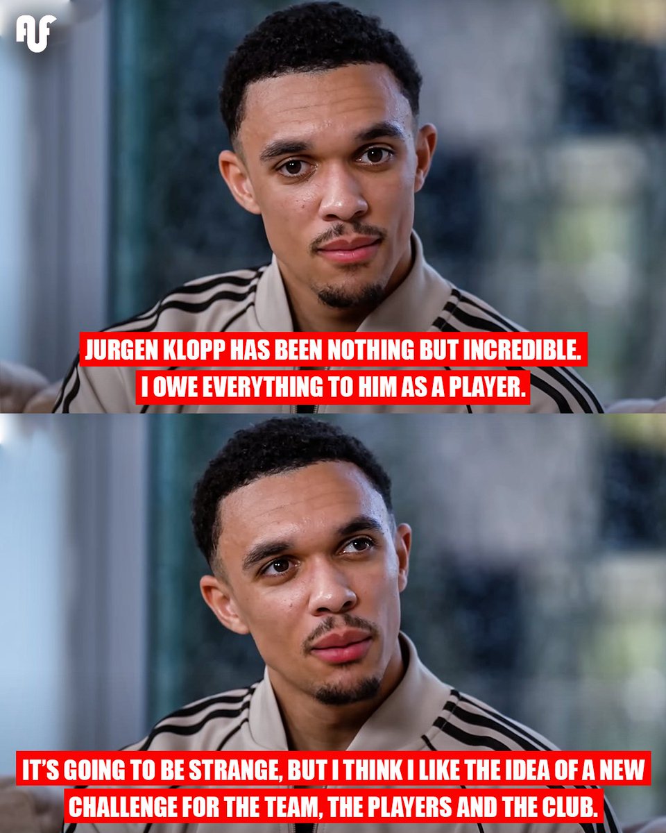 Trent Alexander-Arnold on Liverpool's new manager and Klopp 🥺