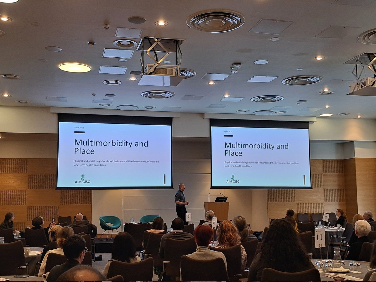 acrcedincare's tweet photo. "Multimorbidity has a significant impact on an individuals' life"

Alan Marshall presents on multimorbidity in place

#ACRC2024 https://t.co/k4JstWafjf
