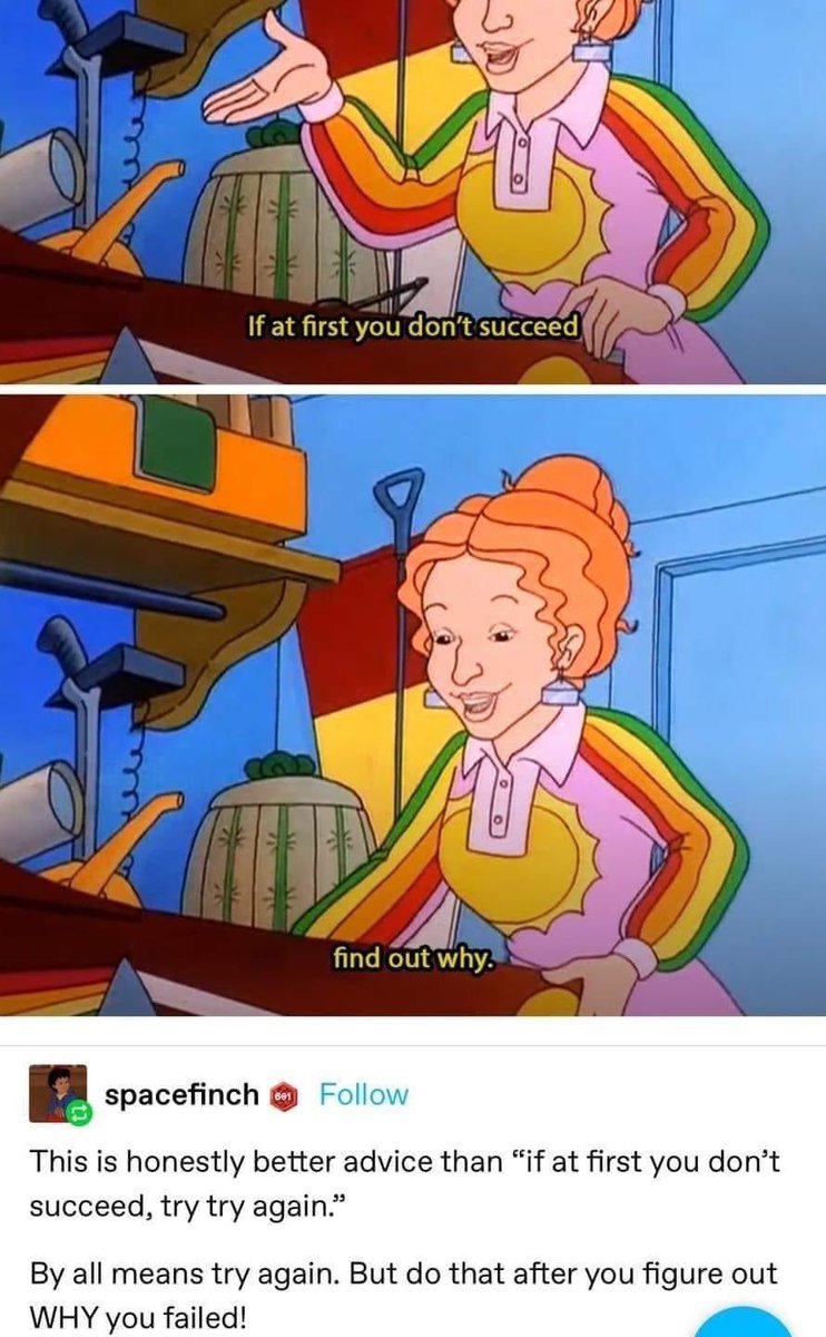 Ms Frizzle is ICONIC… This advice is 😙👌