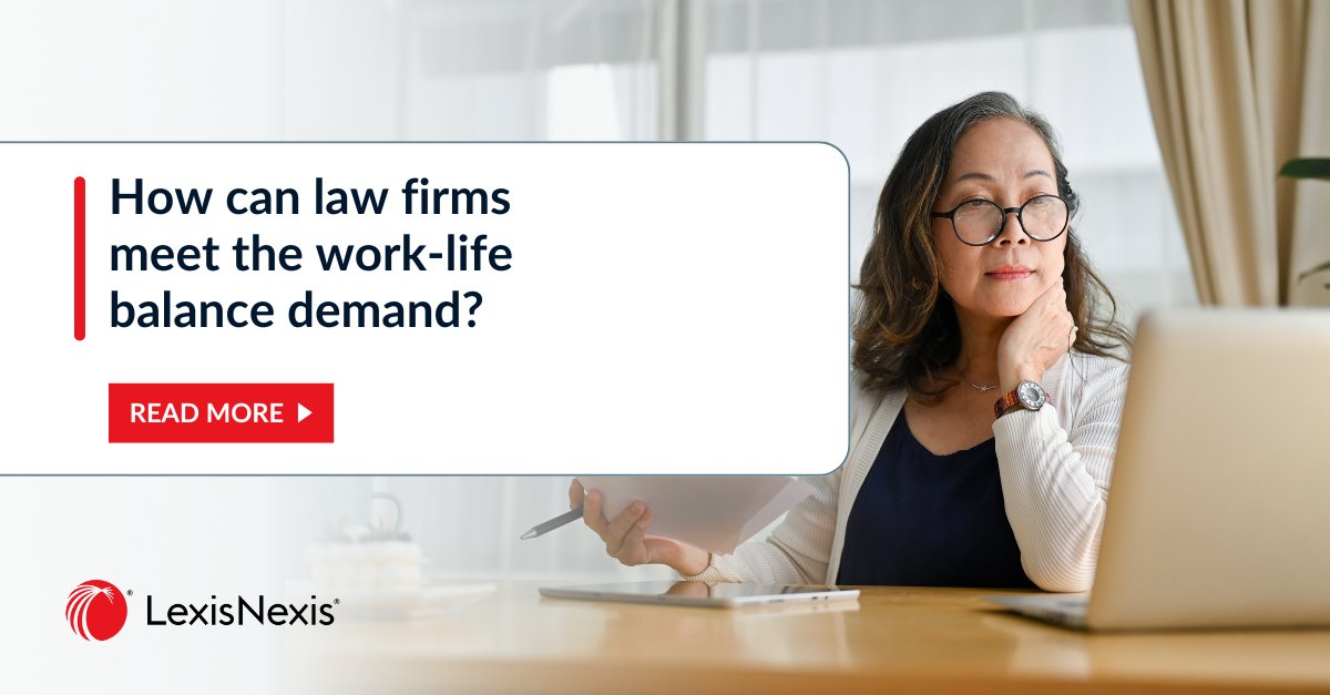 In our new blog, How can law firms meet the work-life balance, we look at the reasons #lawyers demand a better work-life balance. Read more now: ow.ly/uj4n50ReYYF Download our new report for more insights, today! ow.ly/HMhg50ReYZ5 #law #legal #LegalContent