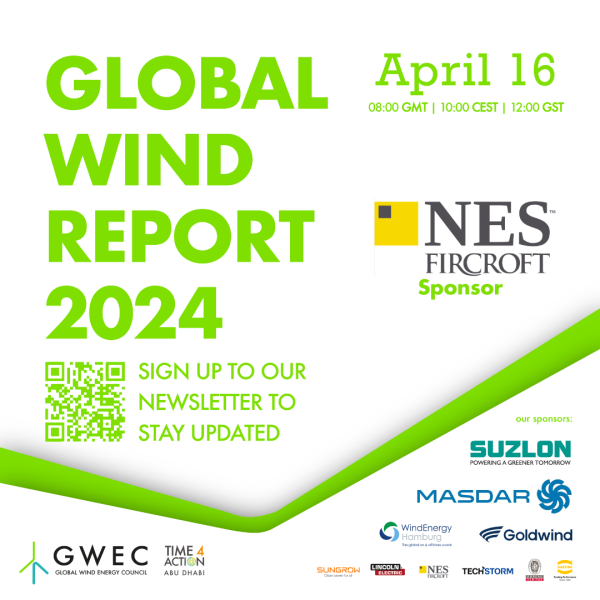 NES Fircroft is delighted to be a sponsor of this year’s Global Wind Report from Global Wind Energy Council! 🎊👏🏻 #NESFircroft #GWR24 #WindIndustry