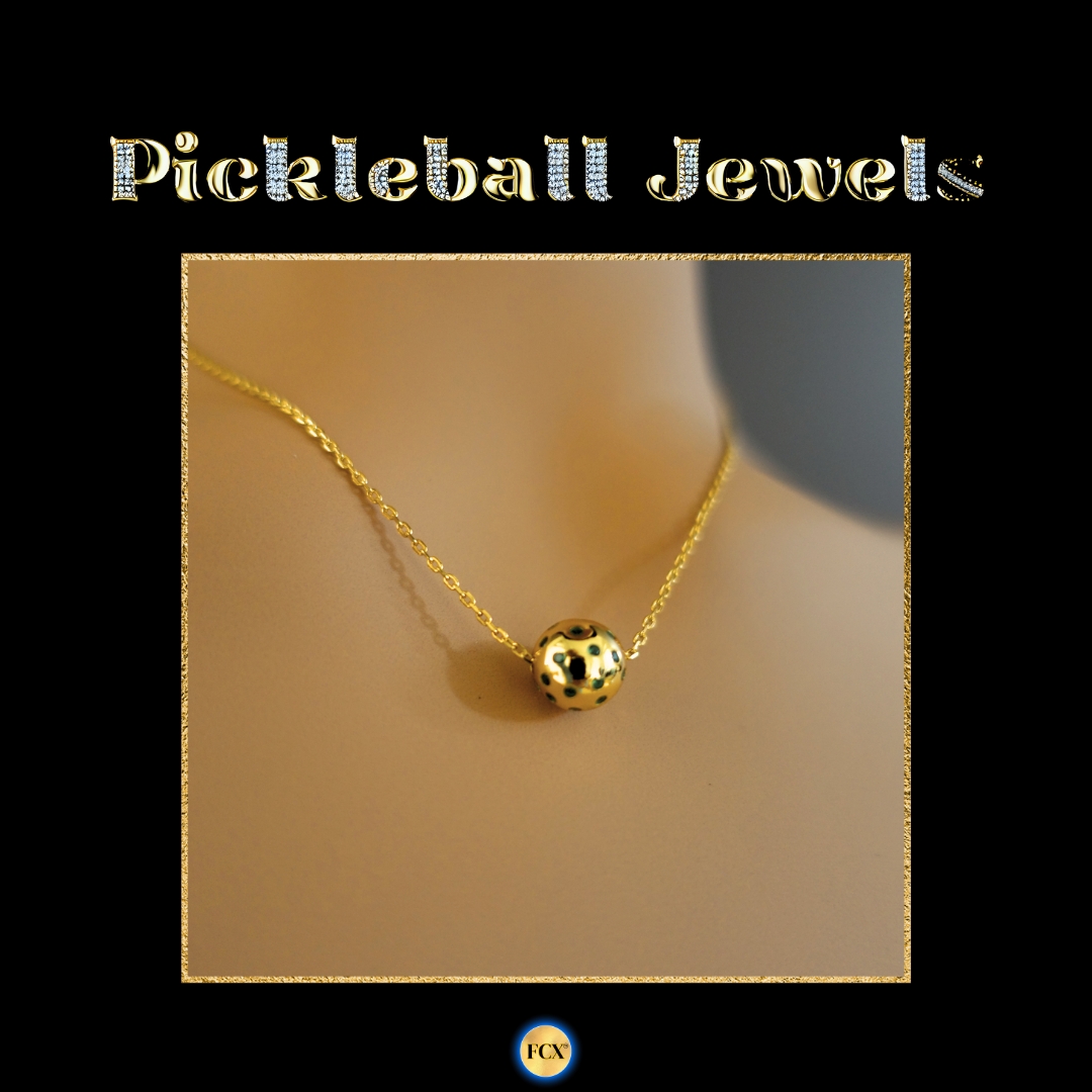 It hangs elegantly on a delicate chain that complements the pendant without overshadowing it. This necklace is part of a specialized collection that celebrates the sport.
#beautiful #fashion #pickleballpassion #womeninpickleball