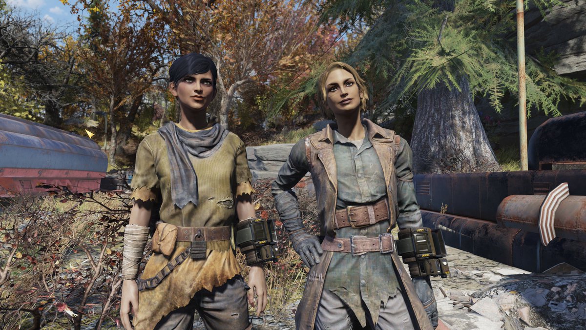Working our way through the wasteland.

It's been just over a day and we've already put around 14 hours into this. I guess I like it.