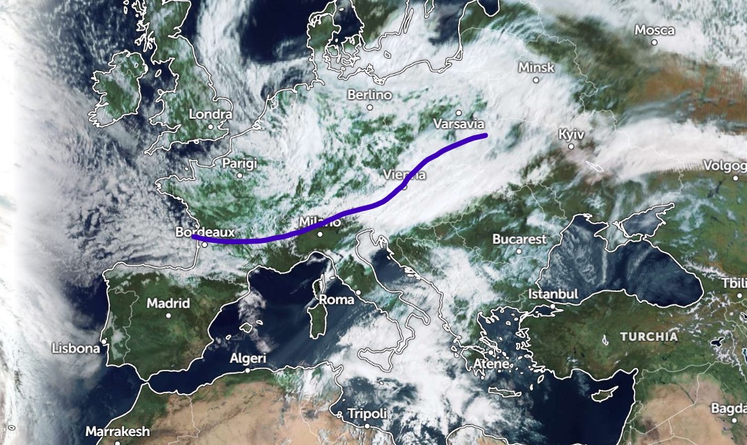 Buongiorno meteorologico. L'aria fredda proveniente dal Nord Europa continua la sua discesa verso l'Italia ed ha iniziato ad addossarsi sull'Arco Alpino. Oggi si attiveranno forti venti su gran parte del nostro paese e domani ci sarà il primo calo termico rilevante seguito da un…