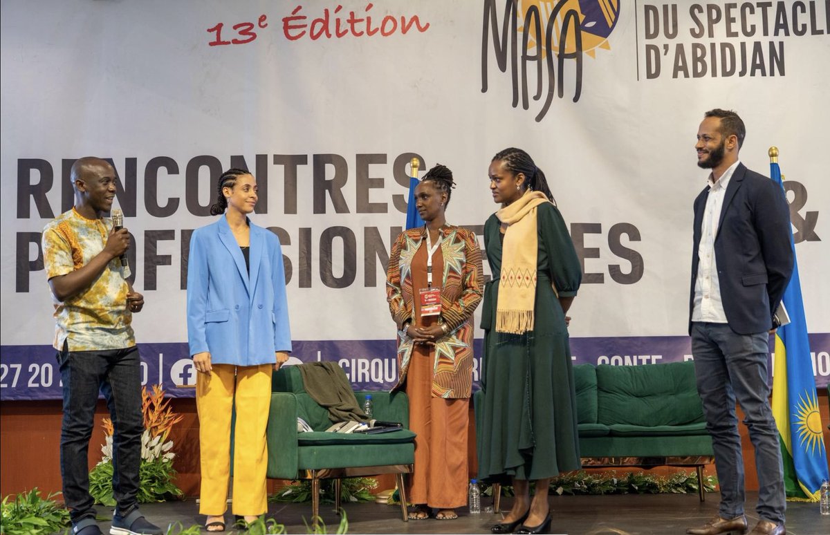 IshyoArts's tweet photo. Puiser dans la richesse de nos cultures  africaines, miser sur la créativité et la jeunesse, pour bâtir un avenir en commun. Notre trajectoire, c’est nous qui la dessinons 🇷🇼 Que sera le Rwanda dans 10 ans? Un hub créatif, une maison pour tou.te.s les artistes du continent 💫 https://t.co/fcqIXUU9HK
