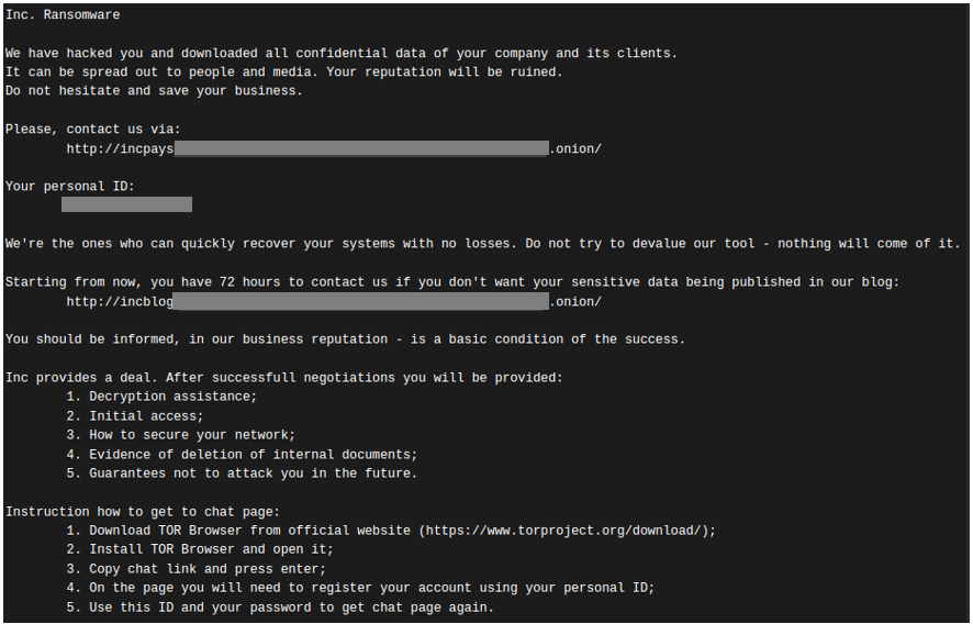 Secureworks CTU researchers look into activity conducted by the INC Ransom group, tracked as GOLD IONIC. secureworks.com/blog/gold-ioni…