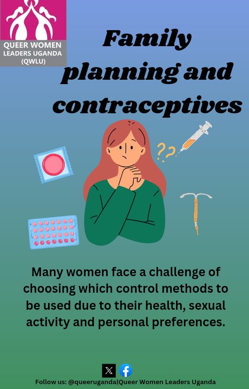 QueerUganda's tweet photo. Seek medical Attention, have a thorough check to help you analyze which method suits you best. It’s power to make the best decisions for your body. #bodyRights https://t.co/gA1zzcuiIs