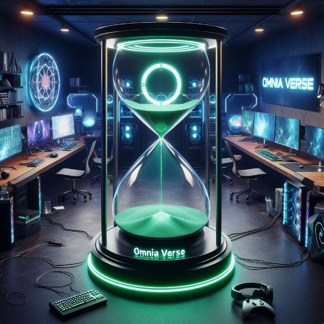 SimionSenea's tweet image. When you said you need &quot;more time for gaming,&quot; this isn&apos;t what I expected! ⏳🎮😂 #TimeTravelGaming #NextLevelSetup #OmniaVerse #TechGoals 🕹️💚✨