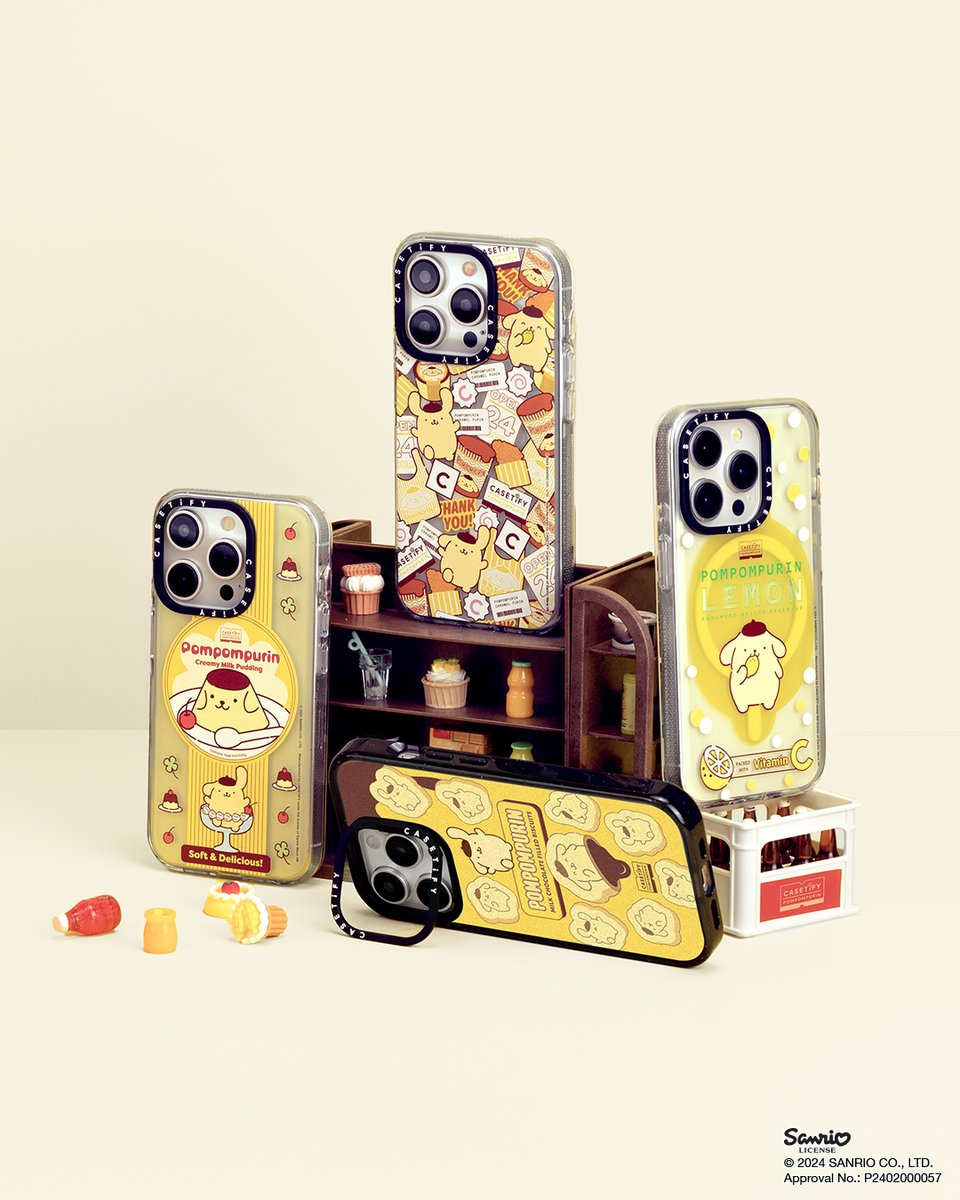 新発売】 ポムポムプリンといっしょに、おやつでごほうびタイムに