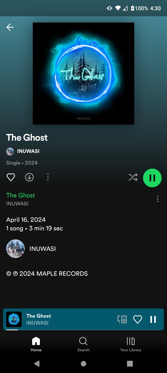 Neo_Kenny_'s tweet photo. INUWASI - The Ghost
One of my favorite songs this year. Awesome beginning to end. I hope INUWASI comes to America some day.
#NowPl https://t.co/VAOjUokimw