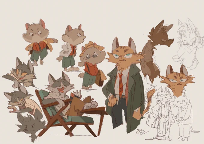 Character sketches 