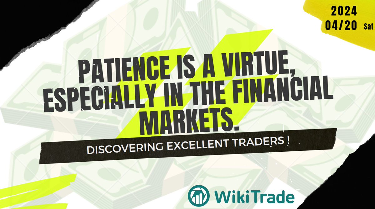 itml4ever's tweet image. Even on weekends, financial quotes are worth keeping an eye on! 👀Stay updated and prepare for the week ahead. 
📲wikitrade.onelink.me/kGMJ/9kvro2rd

💥Patience is a virtue, especially in the financial markets.

#WeekendFinance #MarketPulse #WikiTrade