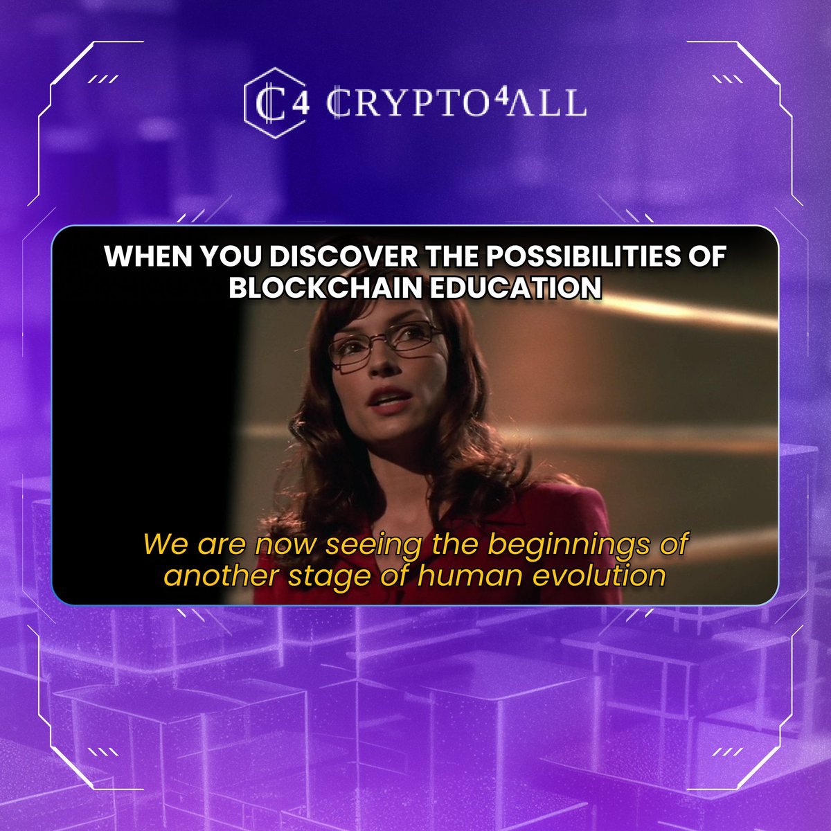 Step into the new evolution of blockchain education and growth with Crypto4All! 🎓✨ #Blockchain #Crypto #DeFi #Education #Innovation #Tech