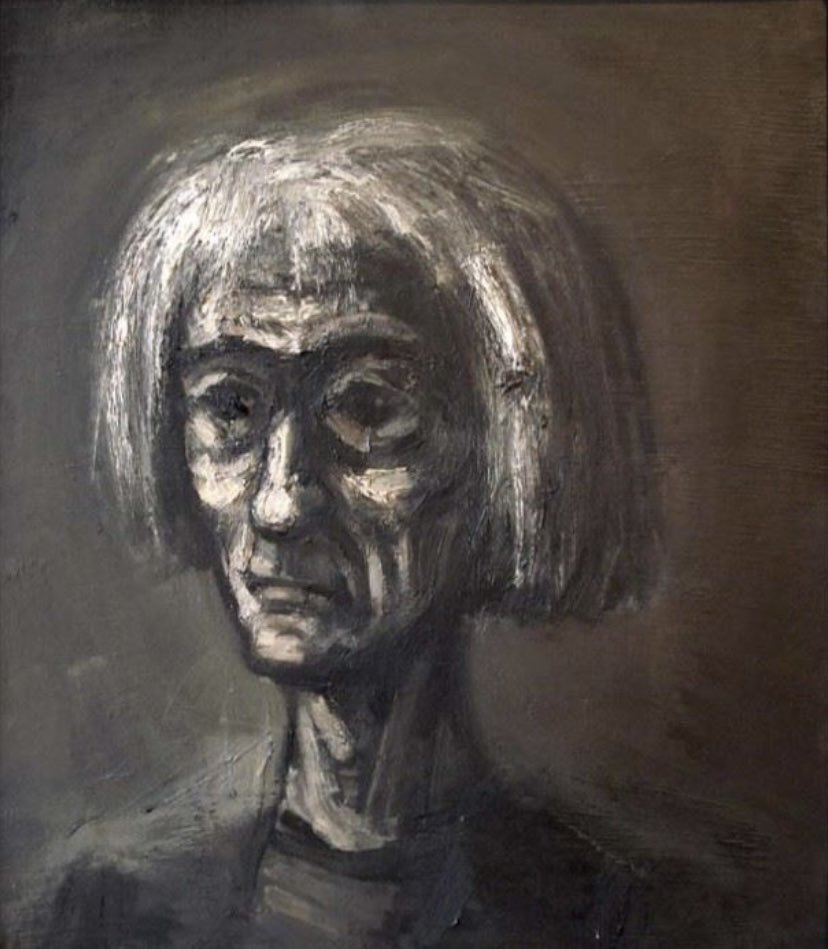 Theodore Major (1908-1999)
‘A Woman’ 
30” x 24” 
Oil on Board
Private Collection

#theodoremajor #face #portrait #head #art #artist #artwork #painter #painting #oilpainting #fineart #modernart #modernbritishart #twentiethcenturyart #northernart