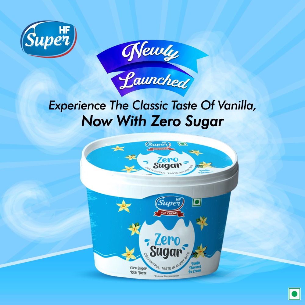 Introducing the sweet sensation of Zero Sugar Vanilla Ice Cream! Delight in the creamy goodness of vanilla without the added sugar. A guilt-free treat for every occasion! 🍨😋
.
.
#zerosugar #vanillaicecream #guiltfreeindulgence #hfsuperproducts #hf_super_dairy_and_bakery