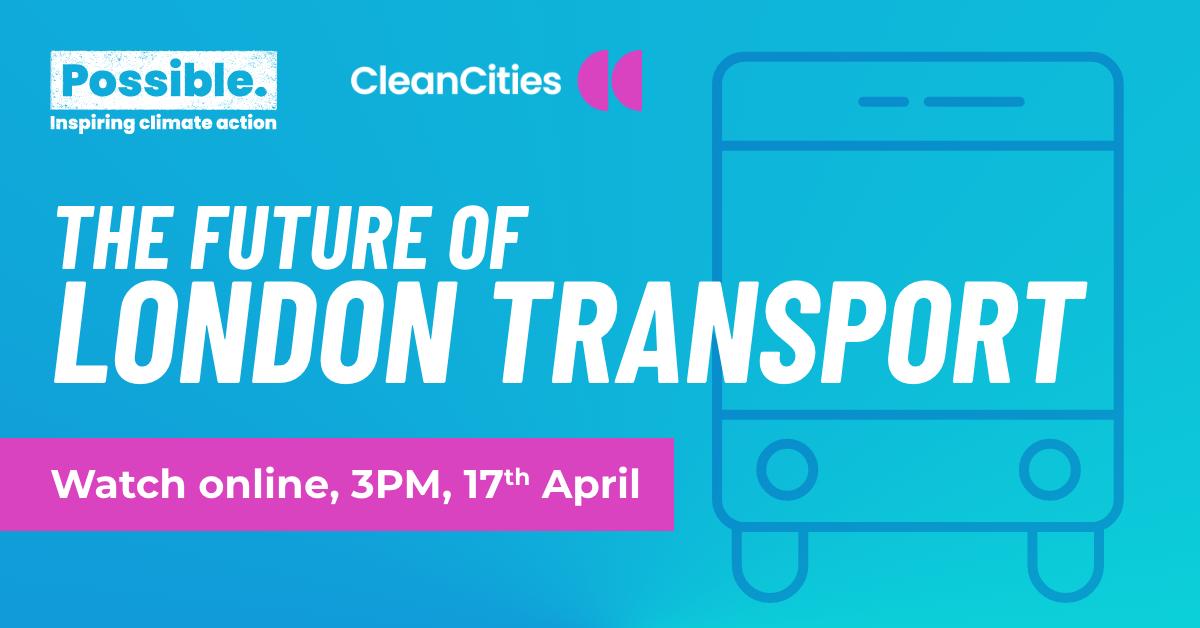 We’re looking forward to tomorrow's 'Future of London Transport' hustings (17th, 3pm). Discover how the candidates' policies and priorities will shape the future of #LDNtransport! Use this link to watch & ask questions: youtube.com/watch?v=LwJITi… @cities_clean @_wearepossible