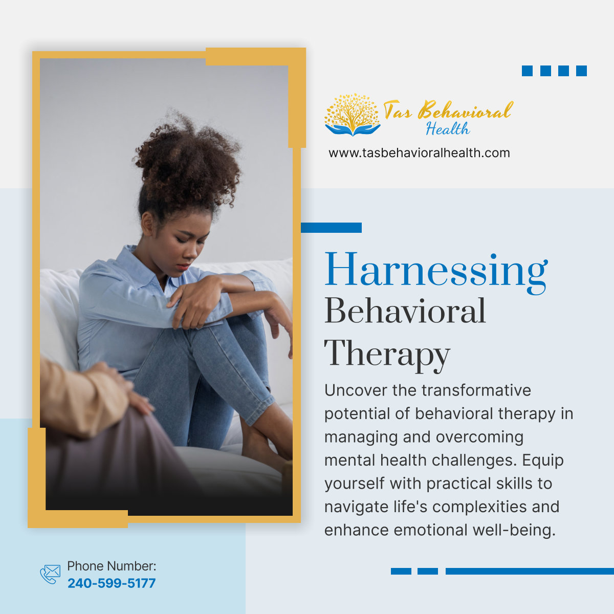 Empower yourself with practical skills for mental wellness through behavioral therapy, offering hope and support for lasting personal transformation. #CumberlandMD #MentalHealthClinic #BehavioralTherapy