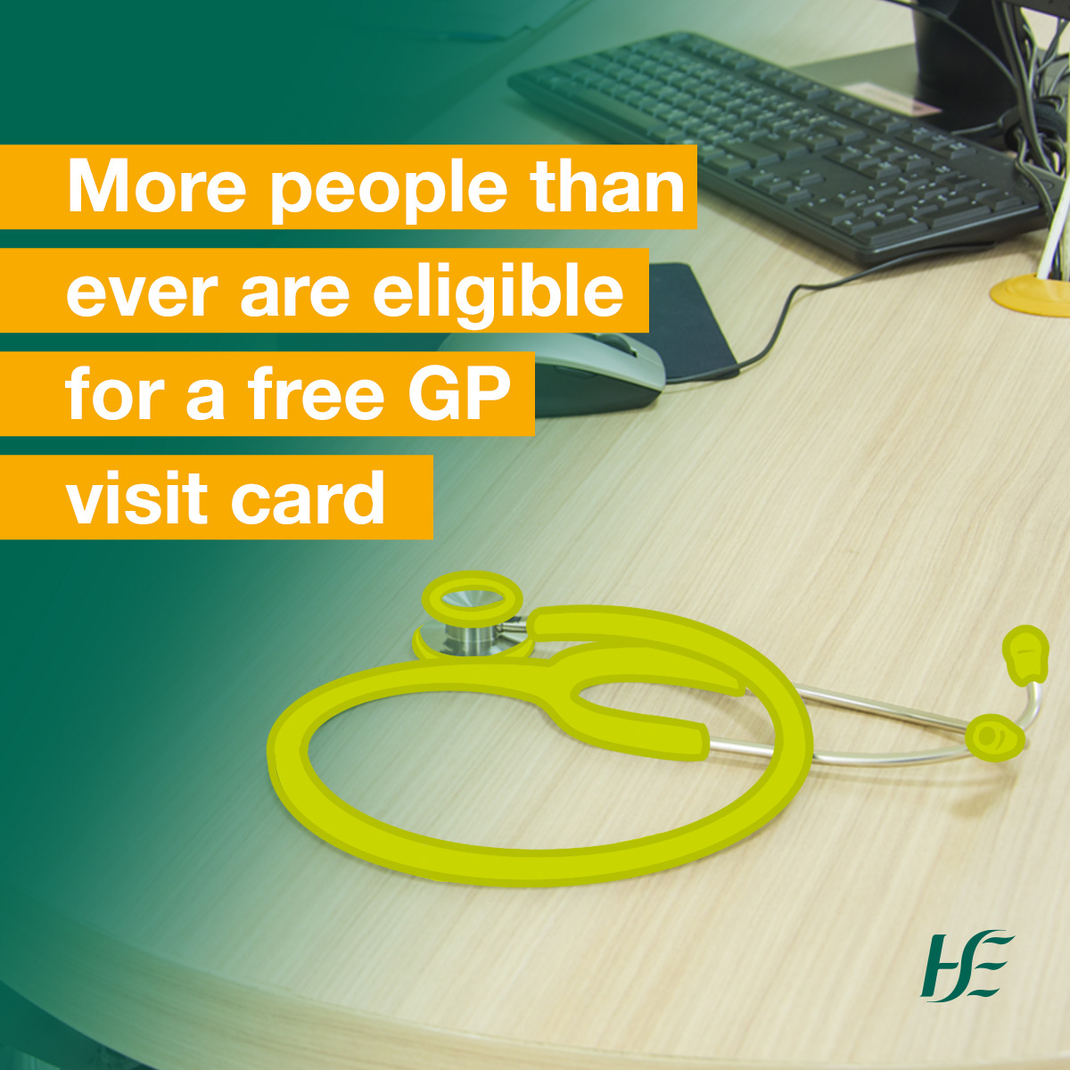 The income threshold to be eligible for a GP visit card has been increased, so more people than ever may qualify for free GP visits. Are you eligible? Apply online to find out: bit.ly/3Q3qPmF