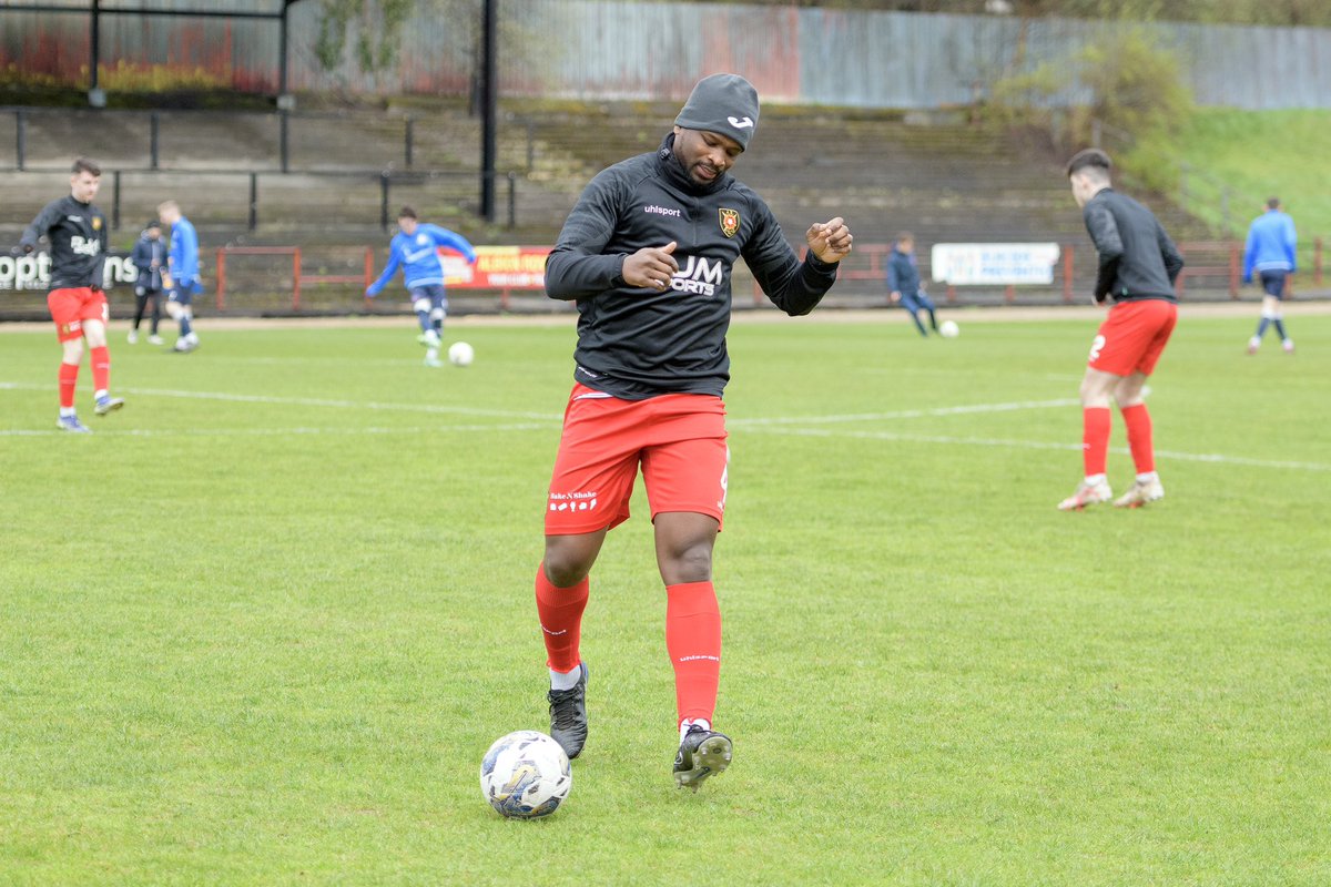 The warm up prior to a game, and also for those at half-time who may be used in the second half, is of utmost importance for the players and the team as a whole. These are a few pre-game shots at Albion Rovers players warming up before a recent game.