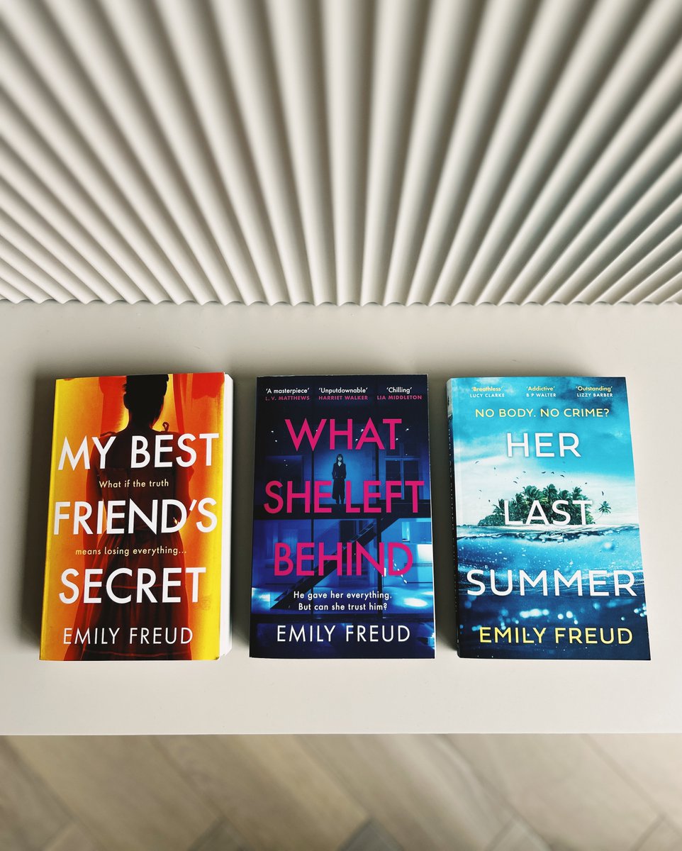 #UKGIVEAWAY To celebrate the publication of #HerLastSummer, I’m giving away FOUR signed copies PLUS 1 winner will get a bundle of all three of my books! *Follow/RT/and tag a friend* TBA:23/04/24 amzn.eu/d/4Fg1H5T #Competition #giveaway