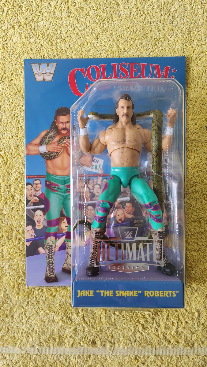 olleysteven's tweet photo. All sorted to meet @JakeSnakeDDT at #London in June ! For @Inside_TheRopes, I absolutely can't wait. #trustme #jakethesnake #AEW #WWE #WWF #Wrestling #insidetheropes #WWEHOF #Mattel #DDT https://t.co/brAuU9kye4