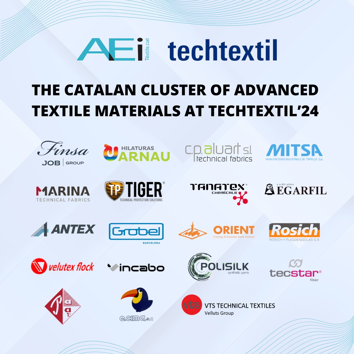 Visit our members at @ttx_tp! #advancedtextiles #cluster