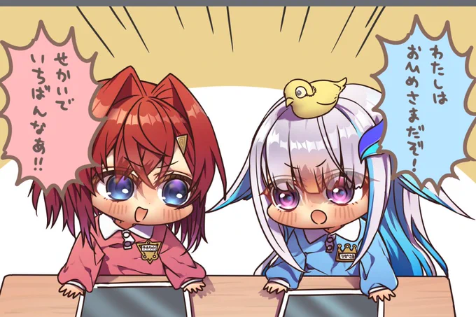 (このシーンじゃないけど)描いてる 