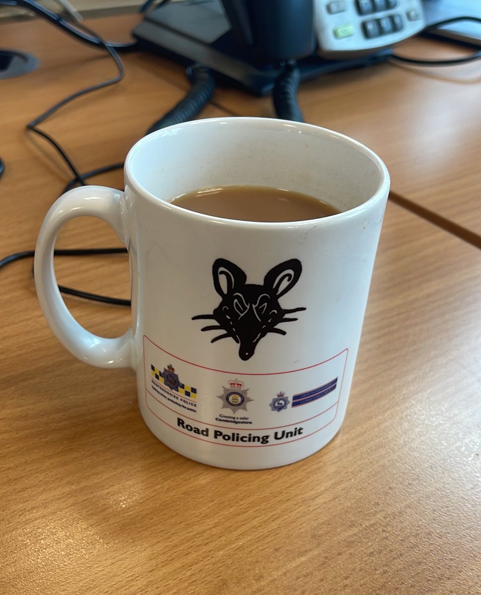 Let Tuesday commence 🚔 Caffeine completed…. I can continue the day 😂 #RPU
